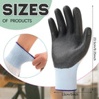 Sureio 3 Pairs Donning Gloves for Compression Stockings Gloves for Donning Gripping Compression Wear(Black)