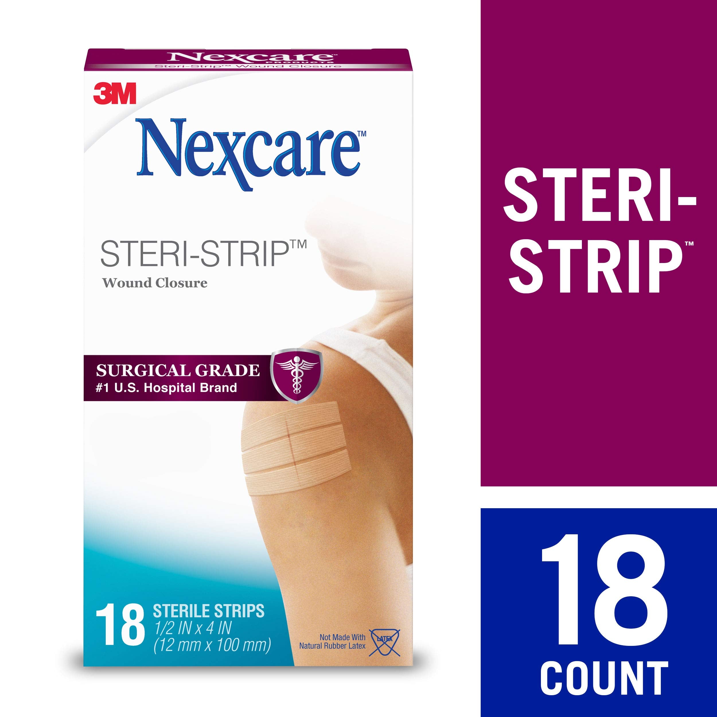 3m Steri Strip Skin Closures 1/2 x 4 18/pkg