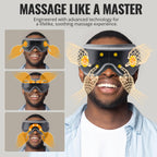 BOKOR Eye Massager with Heat and Compress, FSA/HSA Eligible Heated Mask Massager for Migraine, Eye Care Device for Deep Relax, I