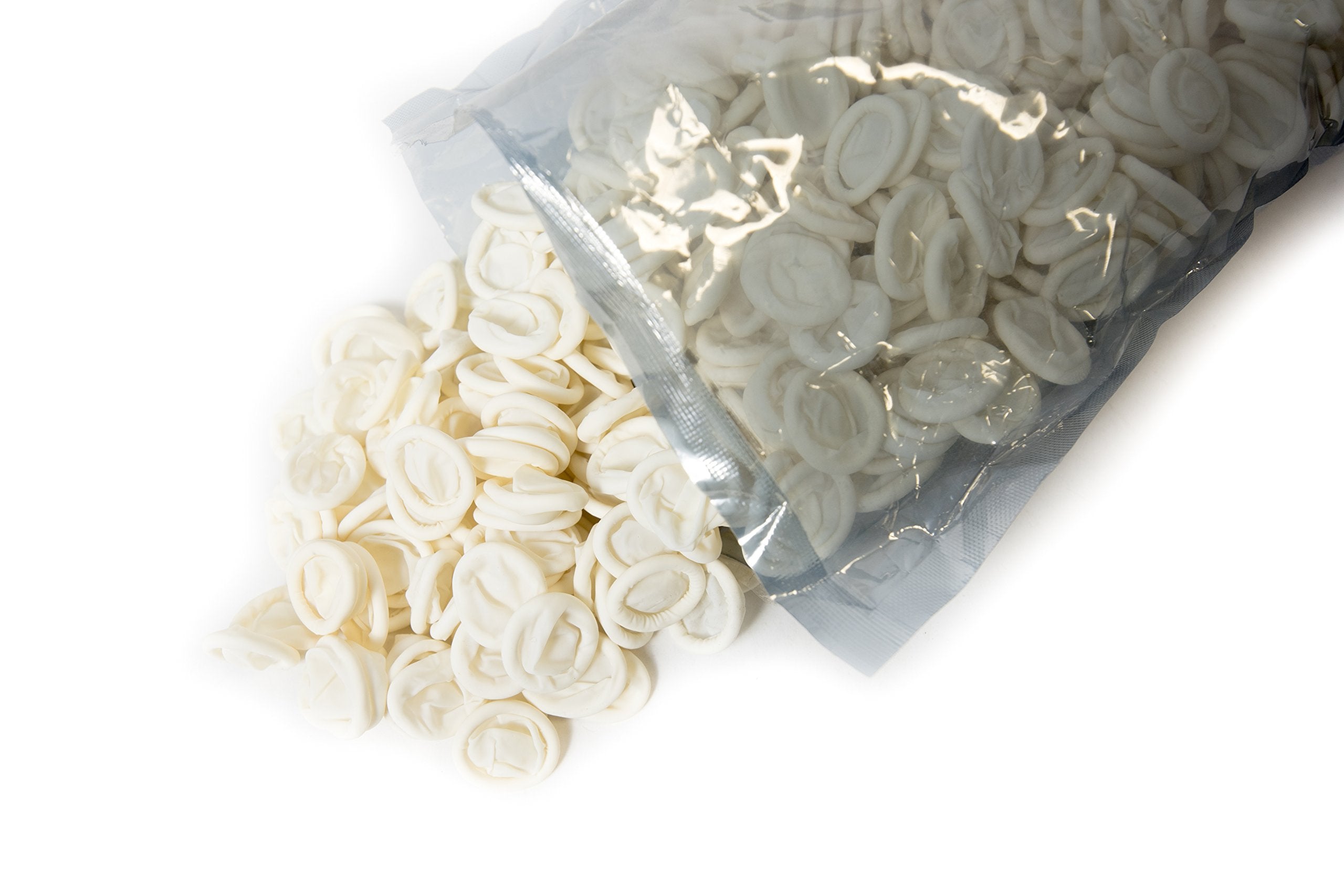 Bertech Nitrile ESD Anti-Static Finger Cots, Powder-Free, 4 Mil Thick, Large, White (Pack of 720)