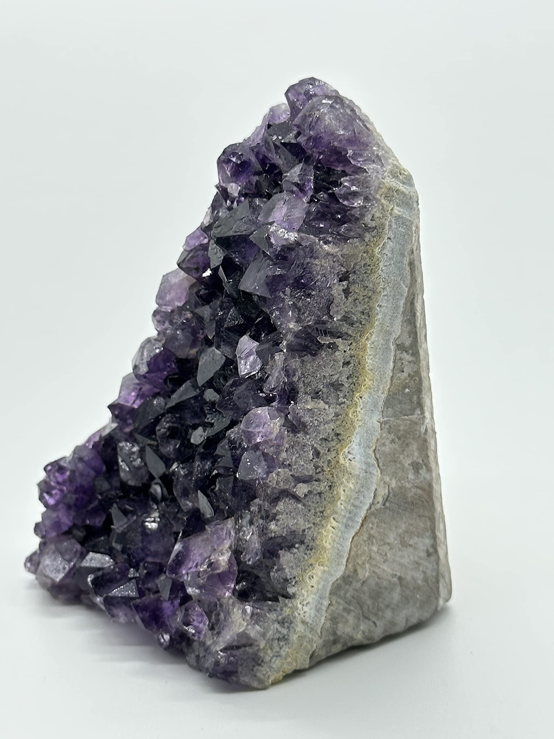 GAF TREASURES Uruguayan Deep Purple Amethyst Cluster, Amethyst Geode, Raw Amethyst, Amethyst Cathedral, Amethyst Druze (2-3 lb)