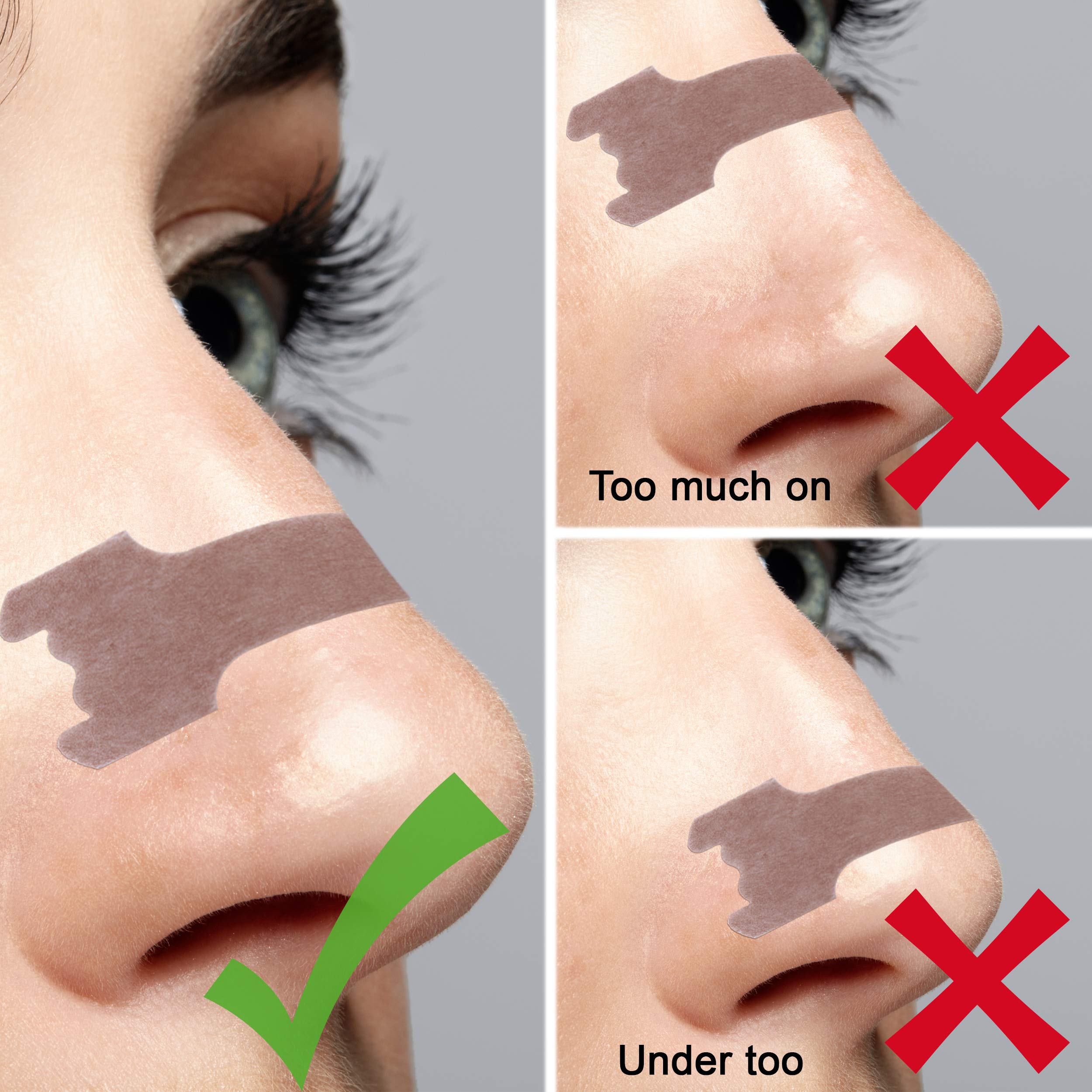 Welsberg 90x Snore Stopper Anti snoring Nasal Strips for Men Women, Better Sleep, Nose Strips Size L