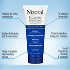 Nizoral Eczema Relief Cream- Relieves Dry, Itchy, Irritated Skin, Soothes and Hydrates with 7 Moisturizers, Colloidal Oatmeal 2%