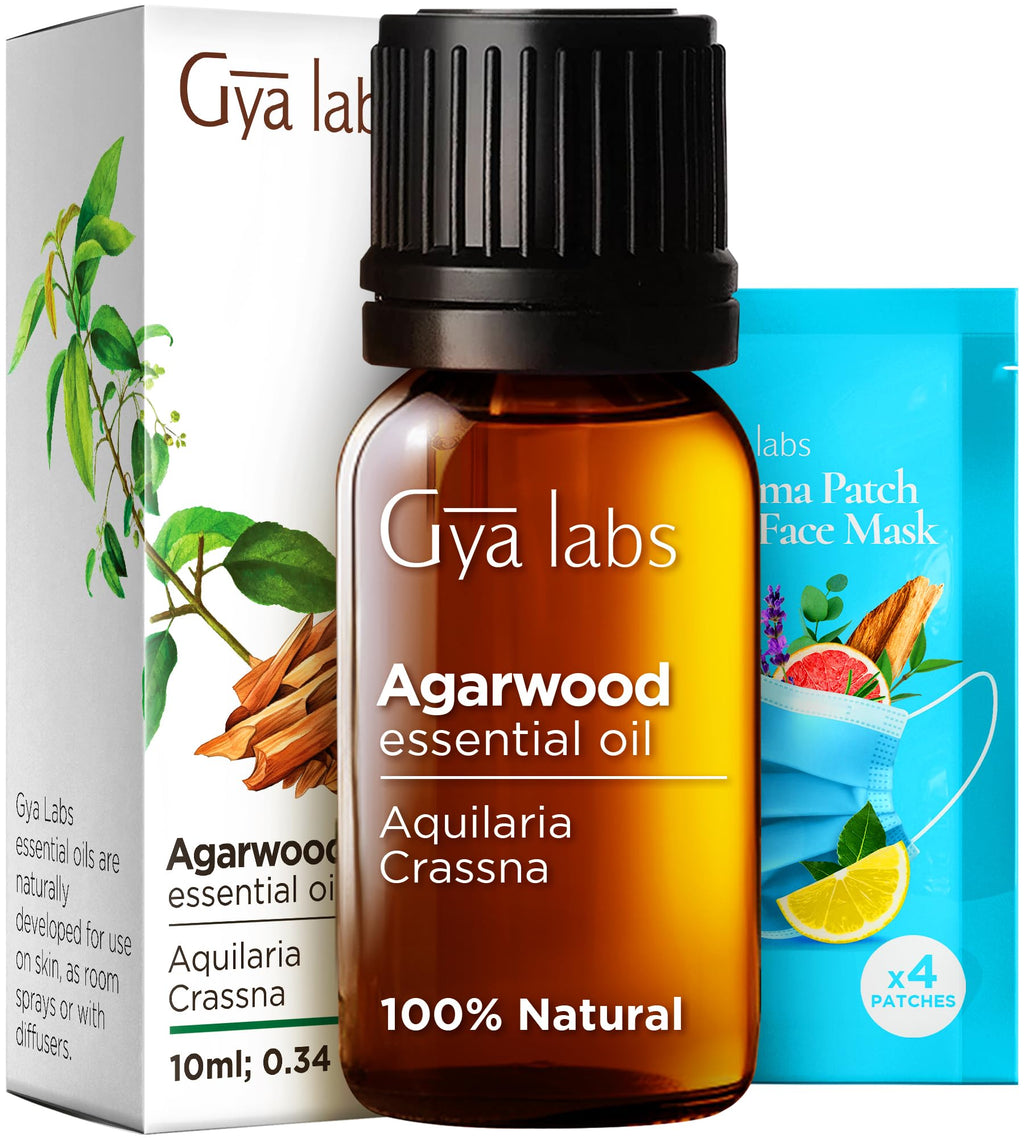 Gya Labs Ho Wood Essential Oil for Diffuser - 0.34 Fl Oz - 100% Pure Natural Ho Wood Oil for Skin, Aromatherapy & Candle Making 