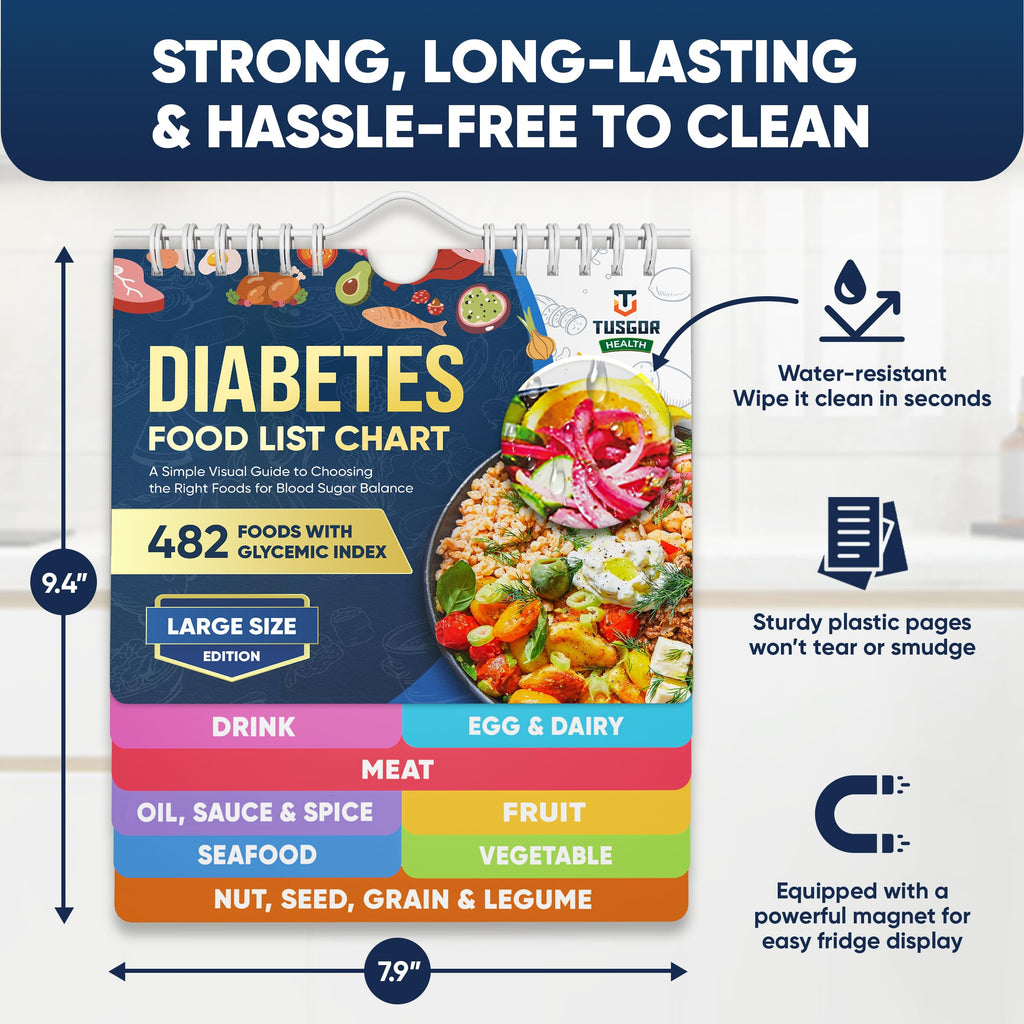[480+ FOODS] Diabetic Food List With Glycemic Index Information - Magnet Diabetes Food List Chart Booklet With Glycemic Index 20
