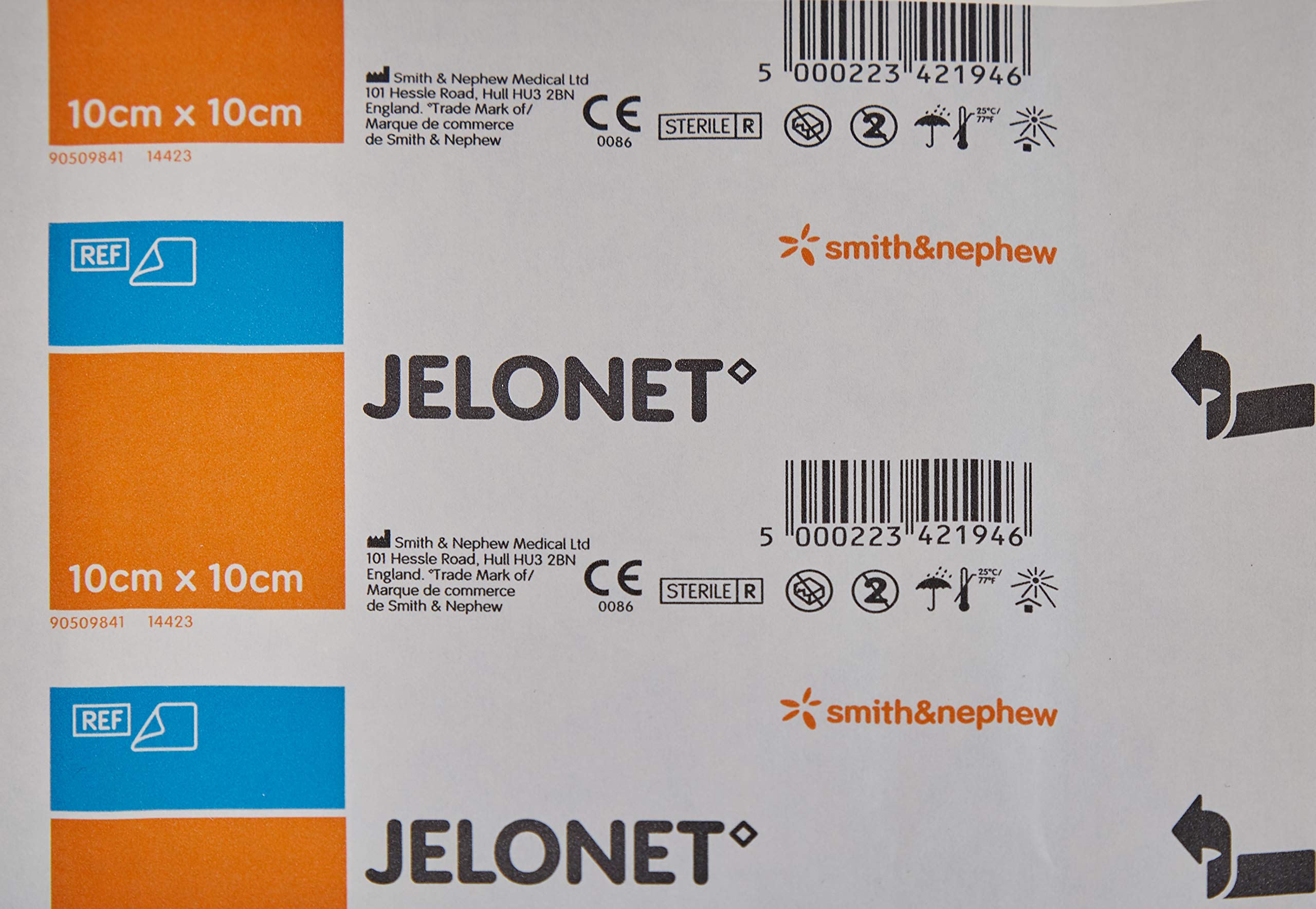 Smith & Nephew Jelonet Dressing (X10) 10Cm X 10Cm