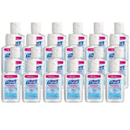 PURELL Advanced Hand Sanitizer Refreshing Gel, Clean Scent, 2 fl oz Travel Size Flip-Cap Bottle (Pack of 24) - 9605-24