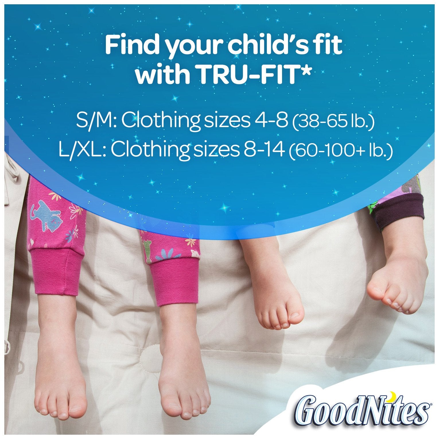 Goodnites Durable Underwear Refills Unisex Large/X-Large, 16-Count
