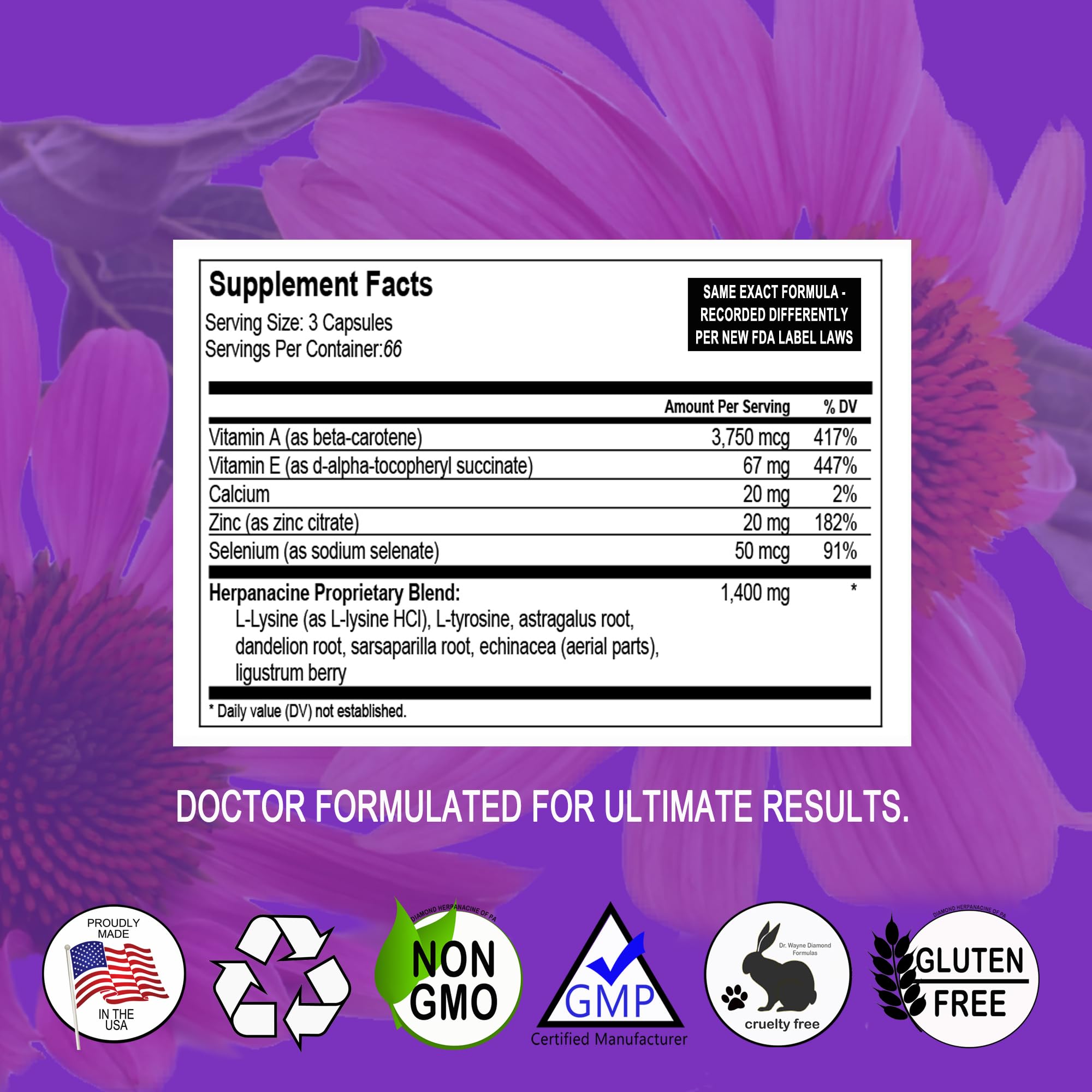 Diamond Natural Skin Care and Immune Support - Vitamins to Help Clear Skin - Skin and Immune System Support from Inside Out - Ma
