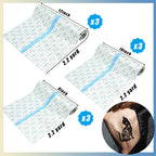 Nuanchu 9 Rolls Tattoo Aftercare Bandage Waterproof Transparent Stretch Adhesive Bandages Tape Clear Tattoo Film Wrap for Swimmi