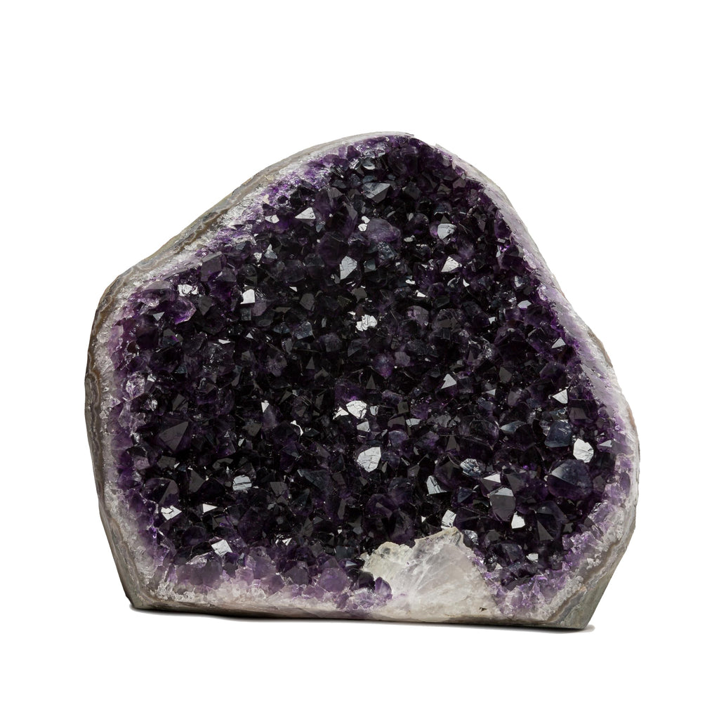 EMPORION GEMS 25.39 lb Extraordinary Natural Amethyst Geode - Unique Collectors Quality - 10 (H) x8 (W) Inches Large Crystal Clu