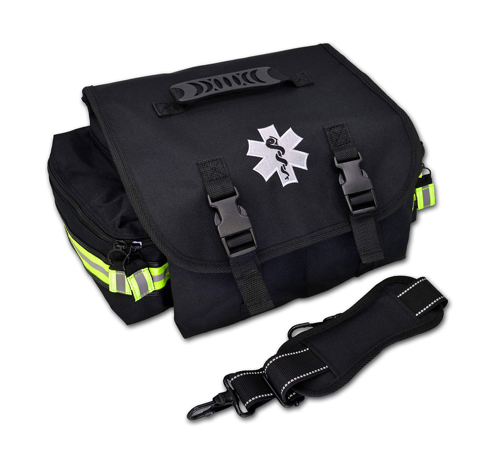 Lightning X Small Medic First Responder EMT Trauma Bag Stocked First Aid Trauma Fill Kit A Stealth Black