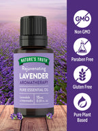 Natures Truth Aromatherapy Pure Essential Oil, Lavender, 0.51 Fluid Ounce