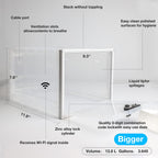 Medicine Box with Combination Locker,Lock boxes for Medication Safe Storage Cabinet, Large Lockable Box for Food,Snacks,Phone Ja