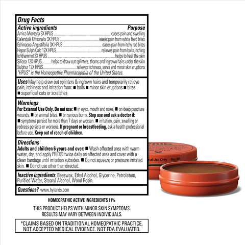 Hyland 's PRID Drawing Salve Naturals (2 Pack)