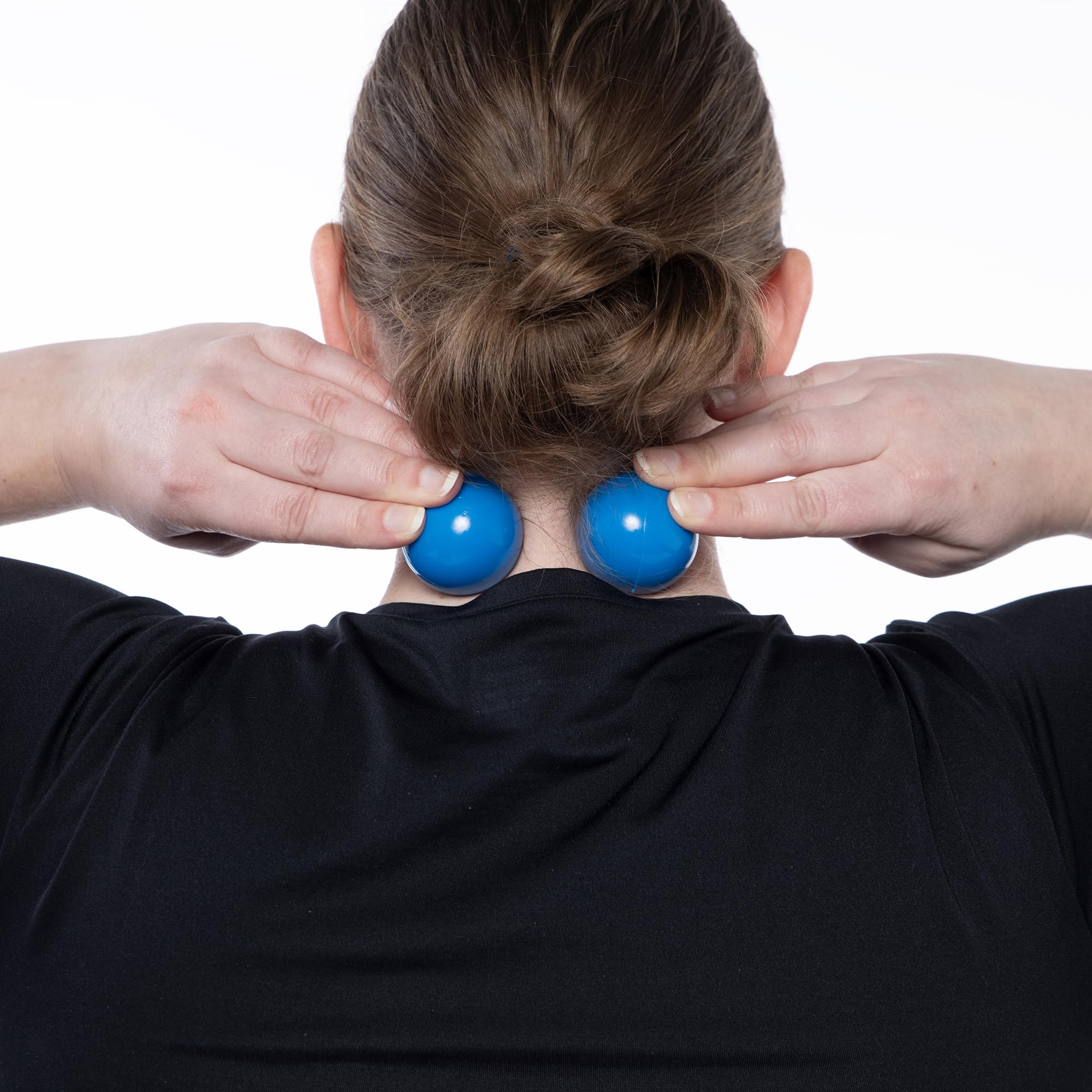 OPTP Mini Balls - Vinyl Air-Filled Self-Massage Ball Set (2 Piece) for Hand and Foot Therapy- Small Therapy Balls for Improved S