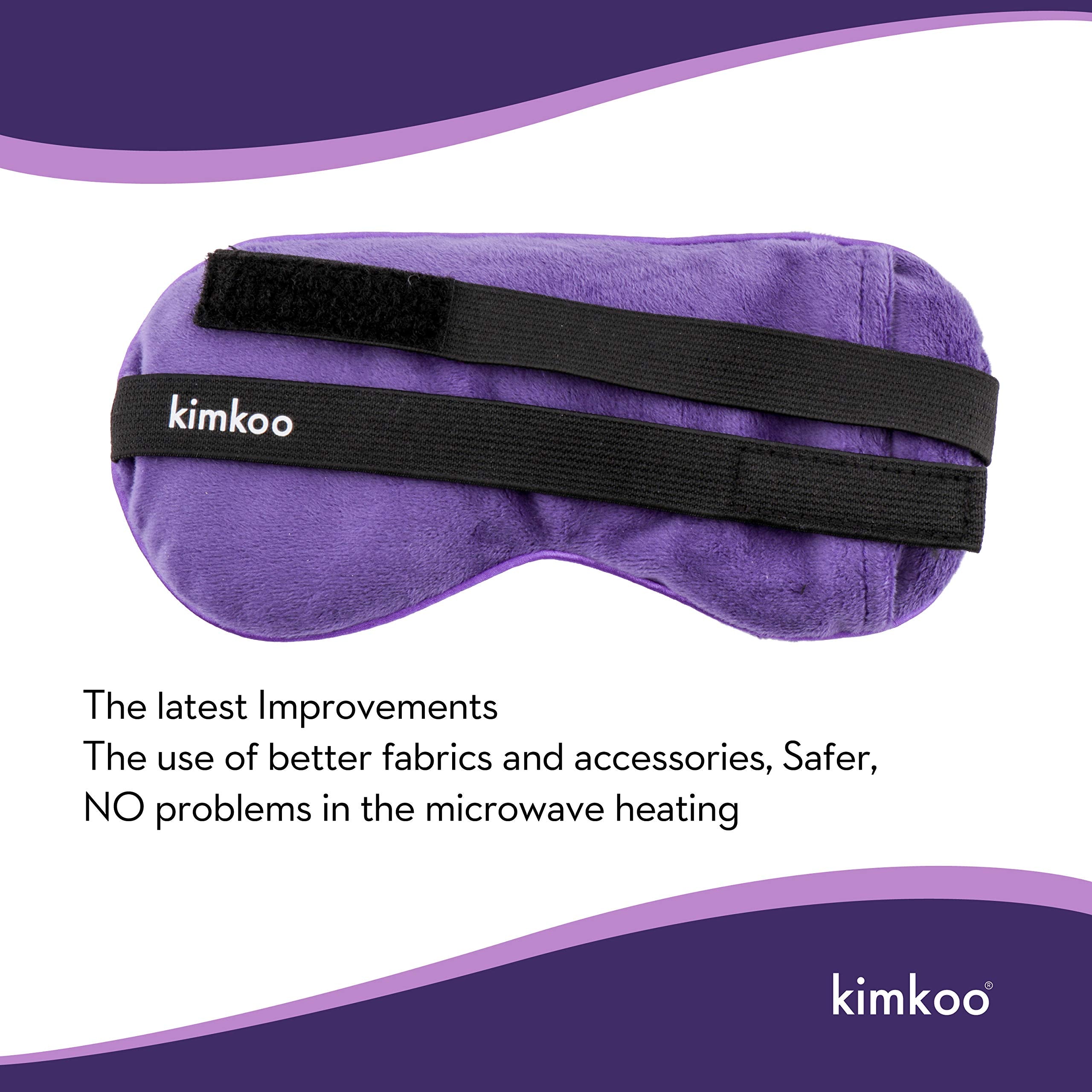 Kimkoo Moist Heat Eye Compress&Microwave Hot Eye Mask for Dry Eyes