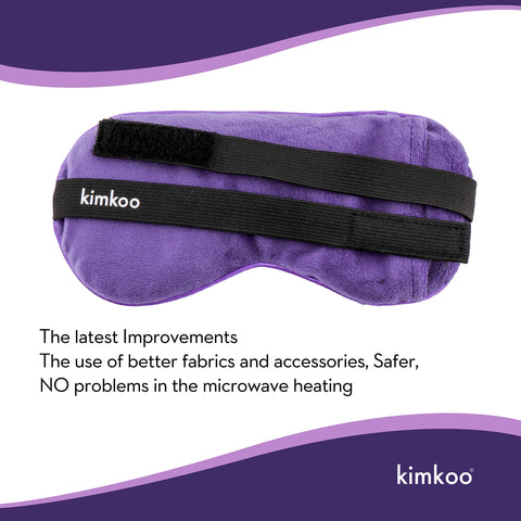 Kimkoo Moist Heat Eye Compress&Microwave Hot Eye Mask for Dry Eyes