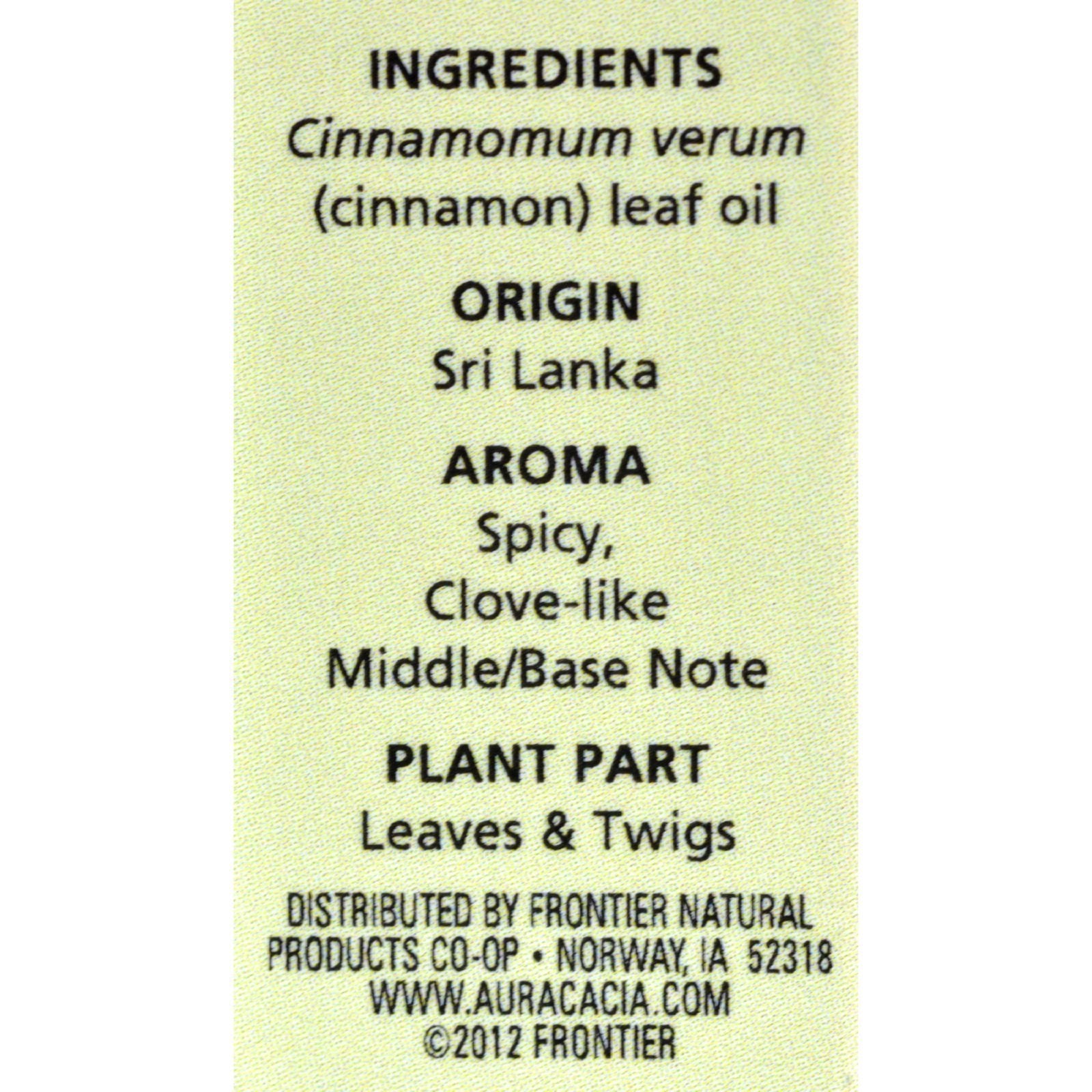 Aura Cacia Ess Oil Cinn Leaf