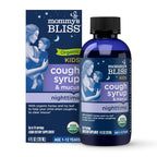 Mommys Bliss Organic Kids Cough Syrup & Mucus Relief for Night Time, Agave & Honey, Ivy Leaf, Zinc, Vitamin C, +Herbal Nighttim