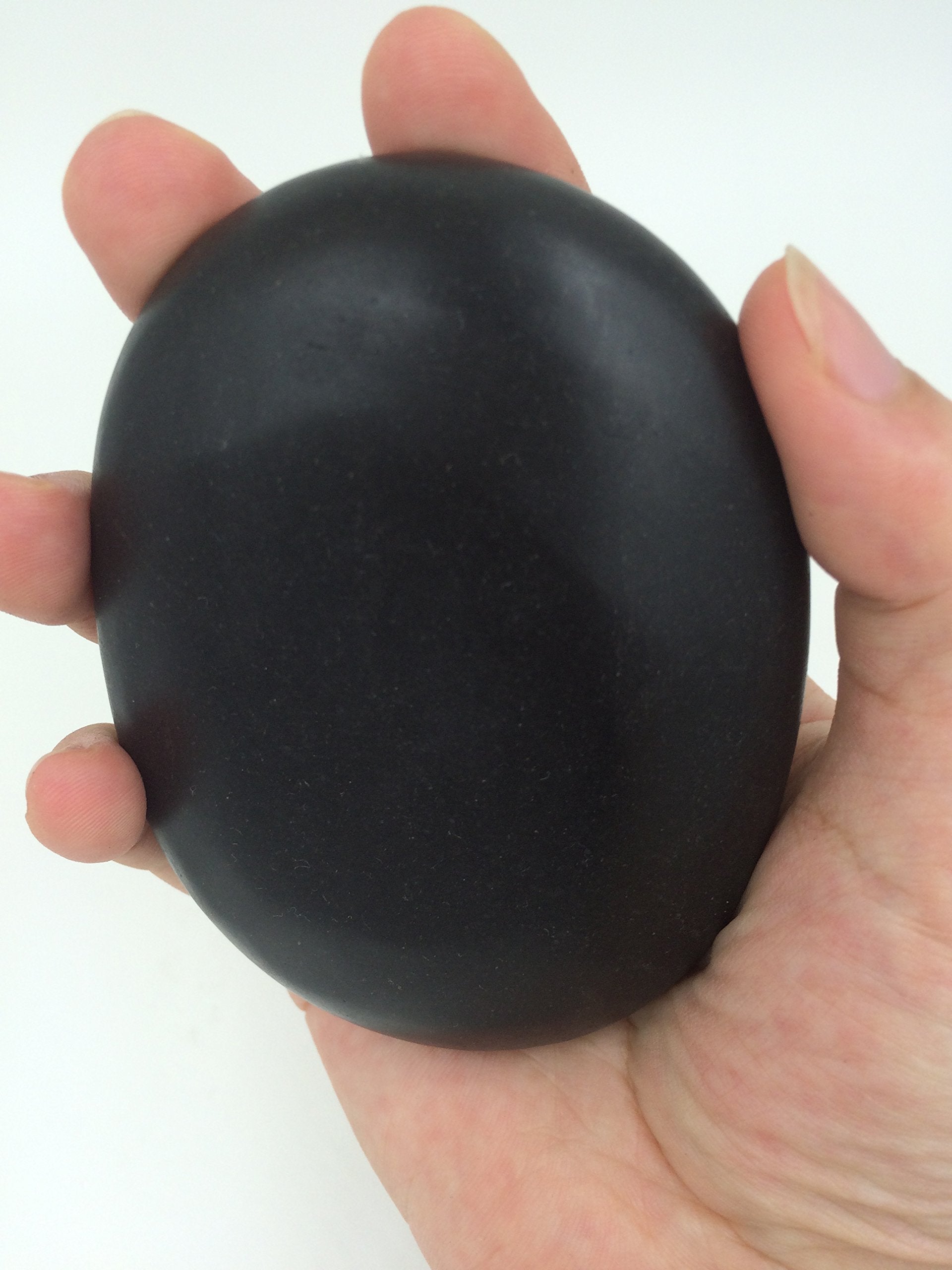 Zabrina 4 Pcs Personal Large Massage Stone Set Basalt Hot Rocks Stones, 2.75 in* 3.54 in