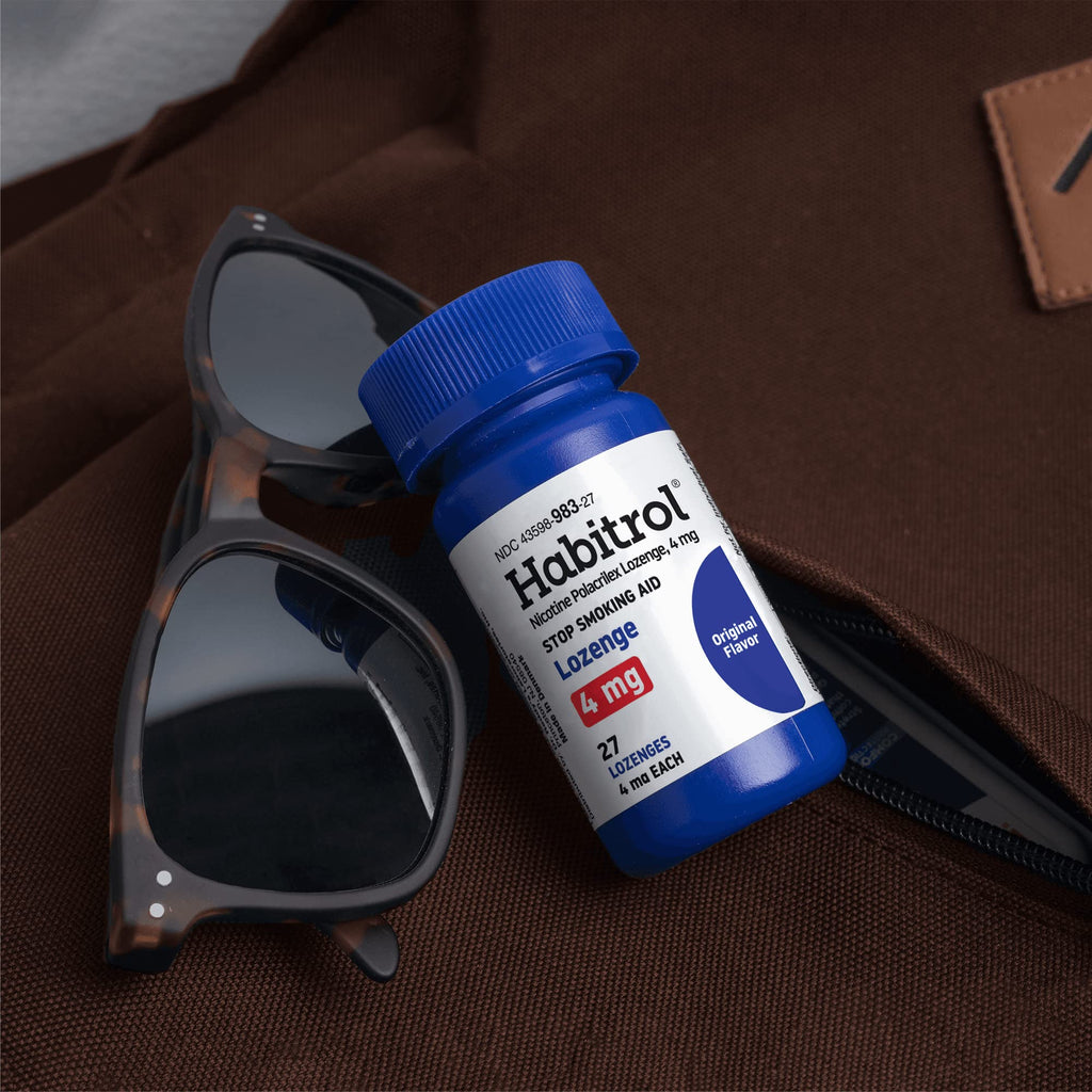 Habitrol Nicotine Lozenges 4 mg Original Flavor -135 Count - Stop Smoking Aid - Reduce Cravings and Withdrawal Symptoms