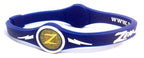 TheAwristocrat Zen-ERGY Balance Bands_USA Company_Get Zenergized! (Blue Band with White, Medium (190mm))
