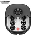 Snailax Foot Spa Bath Massager with Heat, Remote Control, Shiatsu Massage Rollers, Bubble, Temperature Control, Collapsible, Ped