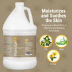 Massage FX Unscented Massage Lotion, 1 Gallon - Soothing Formula Provides Smooth Extended Glide - Non Sticky Formula Easy Glide