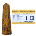 Crystal Heaven Certified Mariyam Calligraphy Jasper Crystal Tower Obelisk Point For Chakra,Healing & Balancing-Aaa Grade Origina