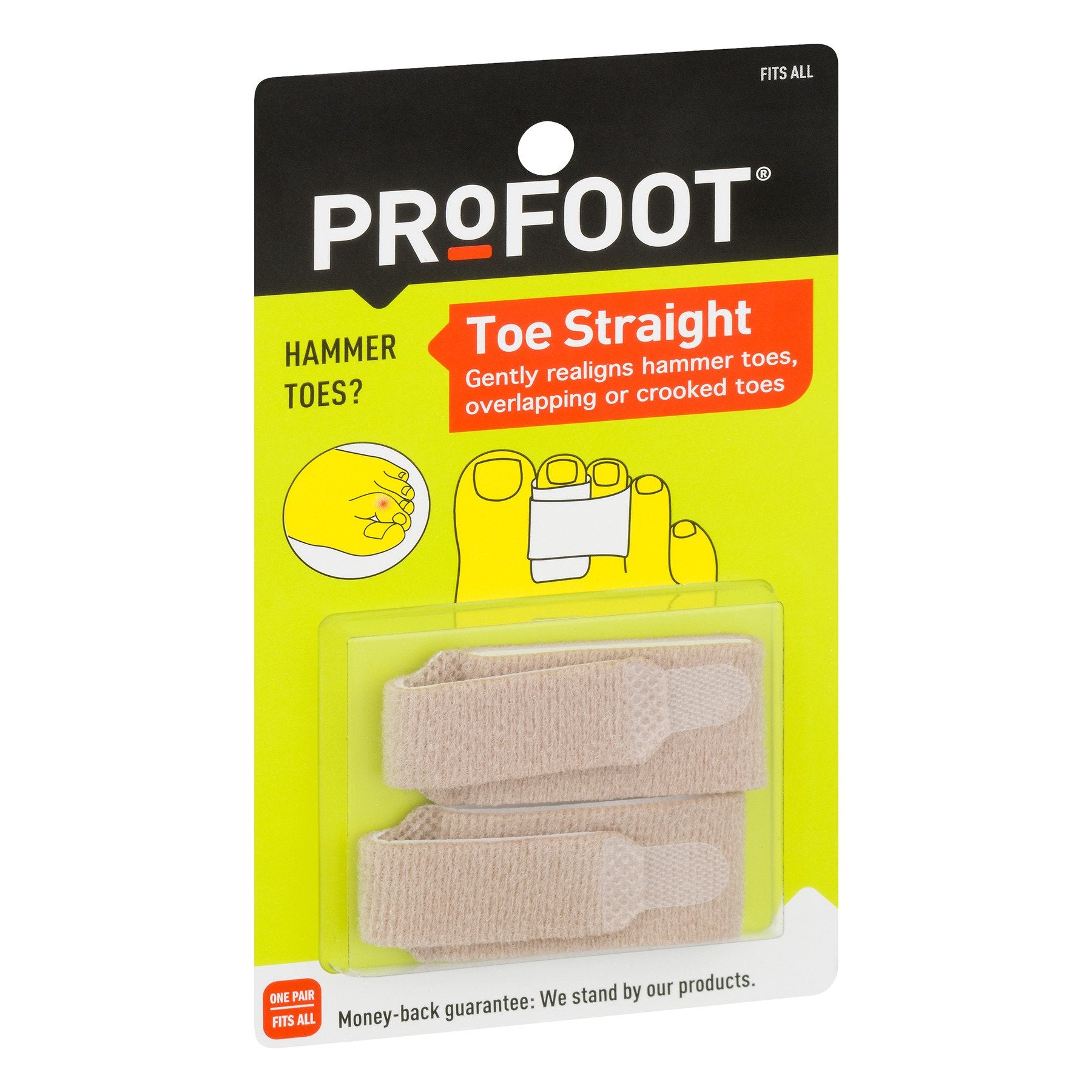 ProFoot Toe Straight Hammertoe Wrap 1 pair (Pack of 2)