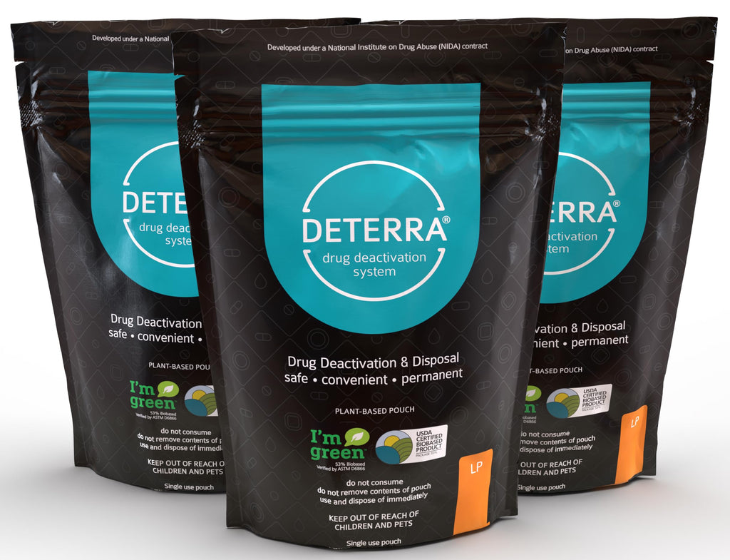 Deterra-LP - Drug Deactivation and Medication Disposal System - Safe Medication, Pill, and Liquid Destroyer - Plant-Based Large 