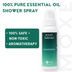 MOXE Eucalyptus Oil Shower Mist, Spa Steam Spray, Certified Natural 100% Essential Oils, Made in USA, Aromatherapy, Sinus Conges