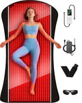 77.6x36 Red Light Therapy Mat for Body, 1408pcs LED Infrared Red Light Therapy Blanket, 3 in 1 Dual Wavelength (660nm & 850nm)