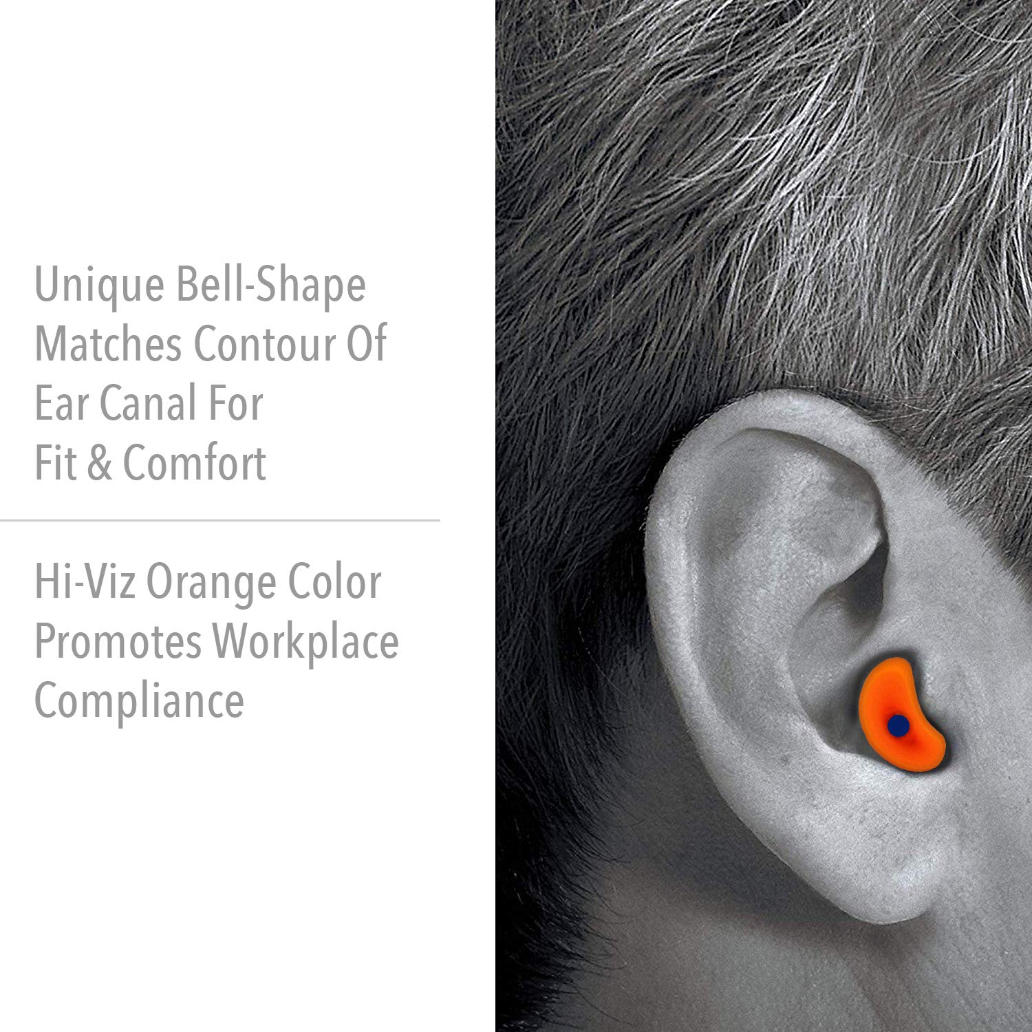 Howard Leight by Honeywell Quiet Reusable Earplugs, 5-Pair Vending Pack (QD-5)