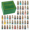 KHOCOEE 48pcs Different Crystals and Healing Stones, Gemstone and Crystals Bottles, Chakra Healing Crystals for Witchcraft, Grea