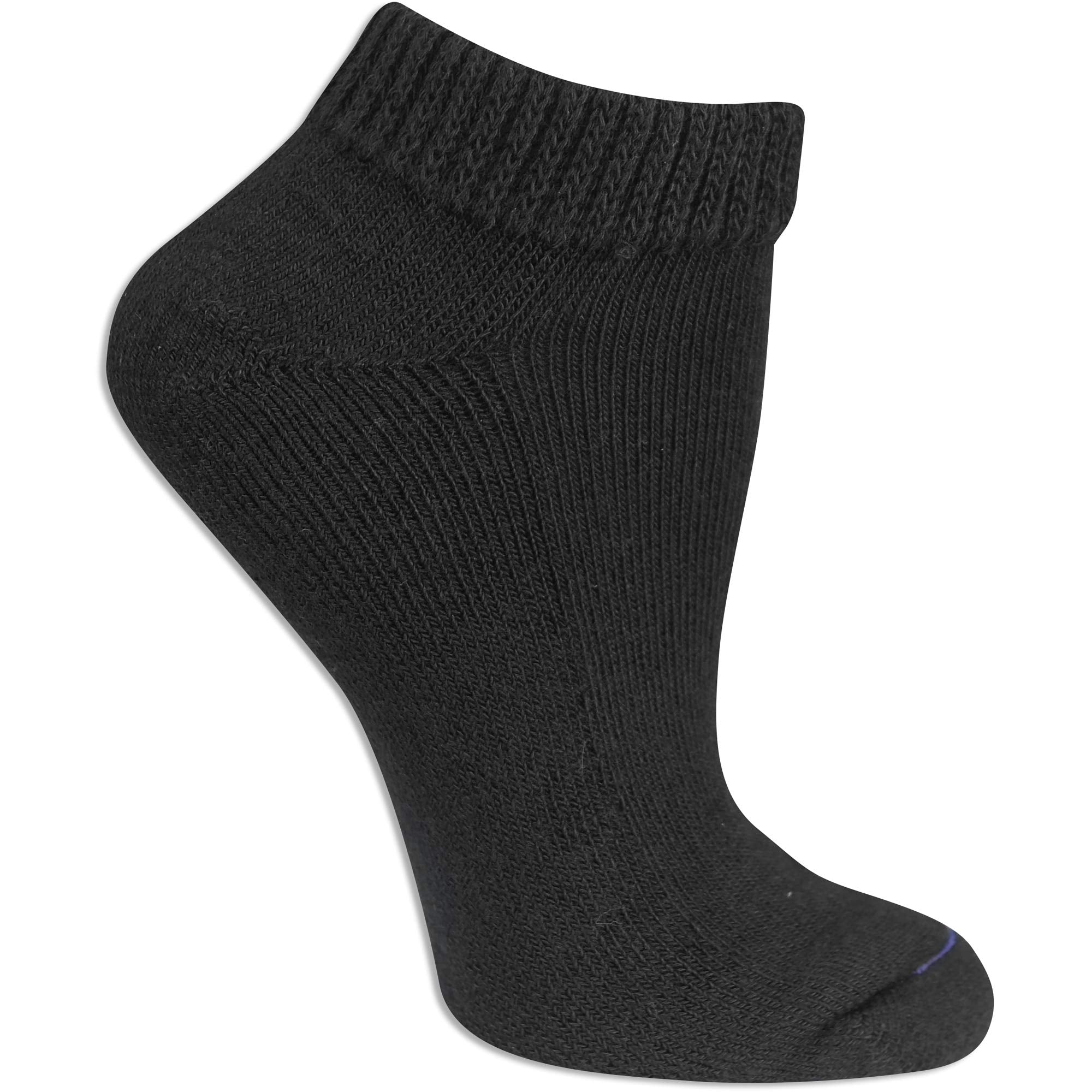 Dr. Scholl's womens Diabetes & Circulatory (4pk) Casual Sock, Black, One Size US