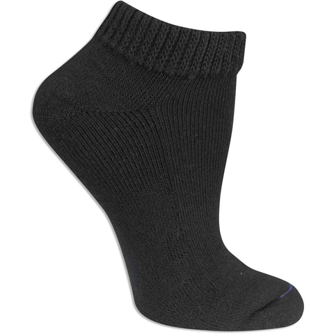 Dr. Scholl's womens Diabetes & Circulatory (4pk) Casual Sock, Black, One Size US