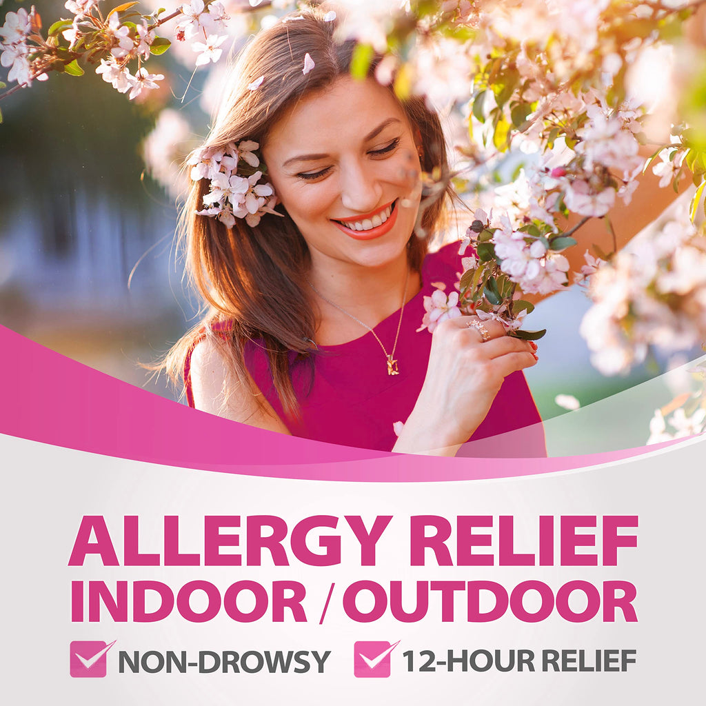 HealthA2Z Fexofenadine Hydrochloride 60mg | 12-Hour Antihistamine for Allergy Relief | Non-Drowsy (200 Counts (Pack of 1))