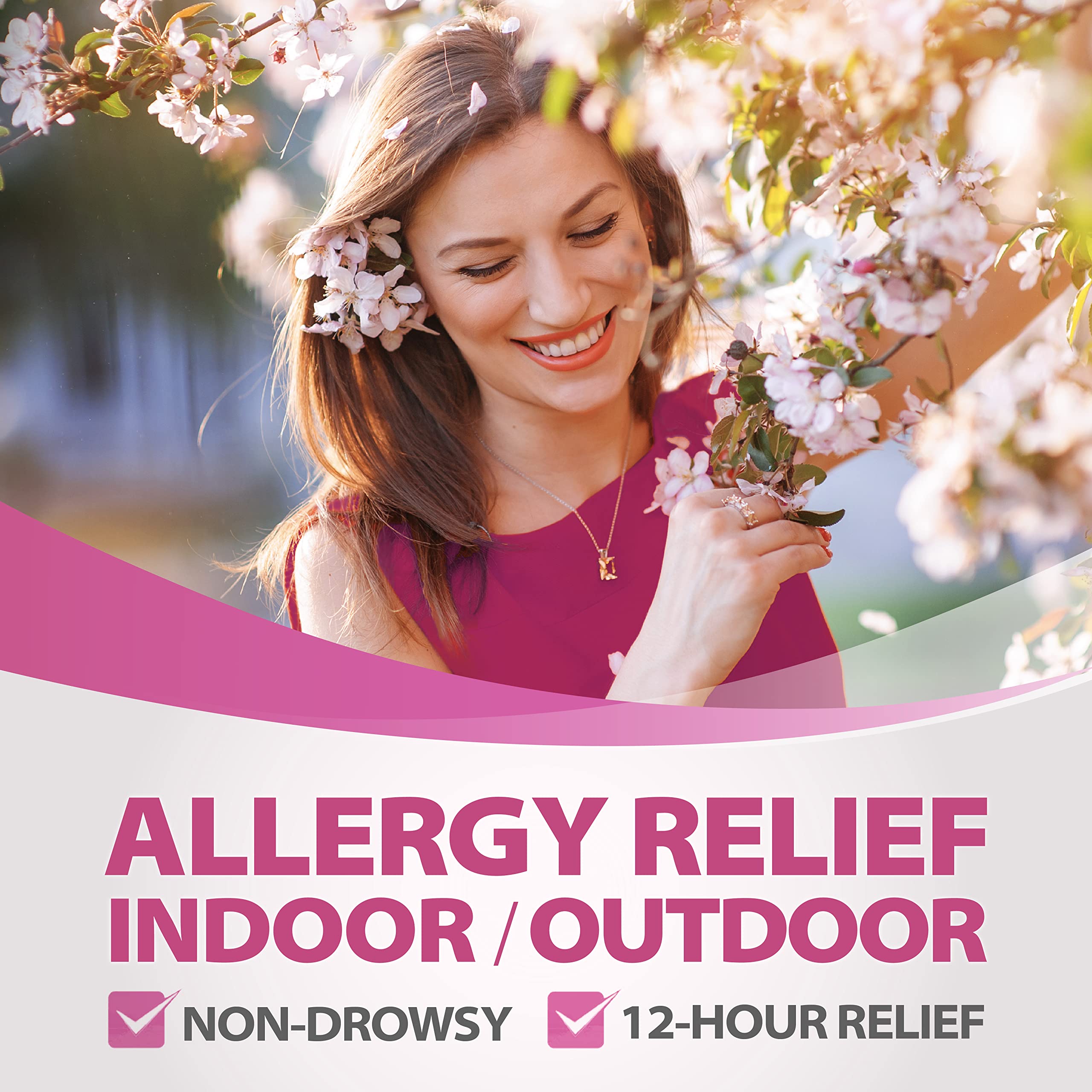 HealthA2Z Fexofenadine Hydrochloride 60mg | 12-Hour Antihistamine for Allergy Relief | Non-Drowsy (200 Counts (Pack of 1))