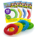 Superband Mosquito Repellent Bracelets for Adults & Kids - Pack of 50 - Long Lasting, Natural Bug and Insect Repellent Bracelet 