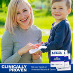 Benzalkonium Chloride Towelletes Hand Wipes - (Pack of 200) Chloride Swabs Individual BZK Single-Use Packets by MEDca 5x6