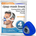 resplabs CPAP Mask Liners Compatible with Most Nasal Masks - Reusable Cushion Covers, Reduces Noisy Air Leaks & Provides Comfort