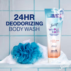 Secret Feminine Wash, 24 HR Deodorizing Feminine Body Wash for Women, Removes 6x Causes of Odor, PH Balanced, Safe to Use Everyw