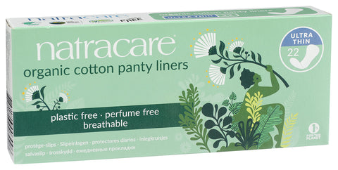 Natracare Ultra Thin Organic Cotton Panty Liner, 22 Liners