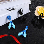 Bememo 20 Pairs Corded Ear Plugs Reusable Silicone Earplugs with String Noise Cancelling Hearing Protection for Sleep Work Shoot