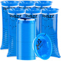 PHSZZ 40 Pack Vomit Bags Disposable, Leak Resistant Barf Bags, Portable Blue Vomit Bag, 1000 Ml Emesis Puke Throw Up Nausea Moti