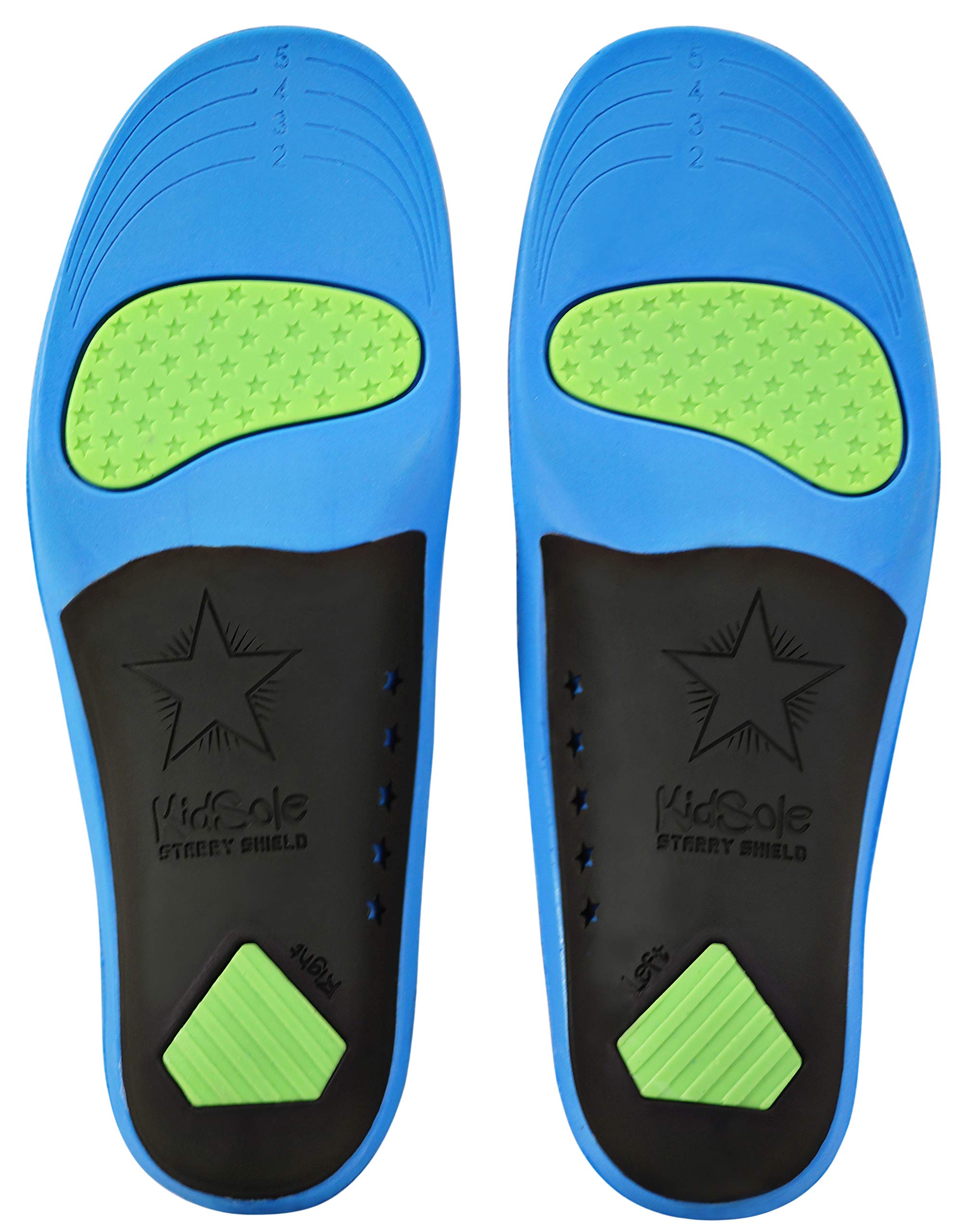 Childrens Memory Foam Starry Shield Arch Support Insole for Comfort, Cushion & Arch Support by KidSole ((20 CM) Toddler Size 11