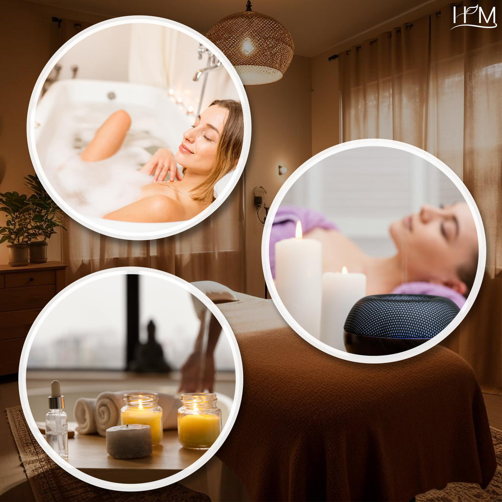 HM Home Essential Oil Kit - 4 Pack (Clove, Peppermint, Tea Tree, Orange) | Aromatic Blends for Relaxation, Refreshing Home Scent