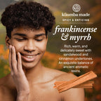 Kuumba Made Frankincense & Myrrh Fragrance Oil, Long-Lasting Small-Batch Perfume Roller, Vegan, Alcohol-Free, 0.15 Fl Oz
